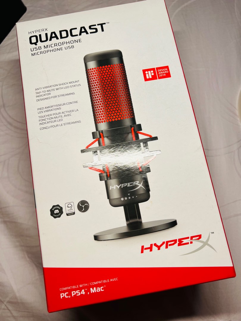 HyperX Quadcast, Audio, Microphones on Carousell