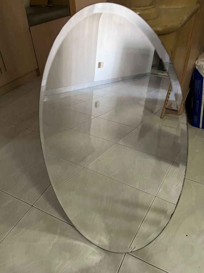 Ikea Kolja mirror oval, Furniture & Home Living, Home Decor, Mirrors on