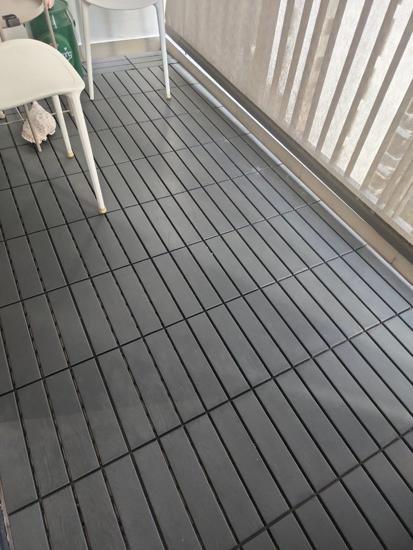 Ikea Runnen floor decking, Furniture & Home Living, Outdoor Furniture
