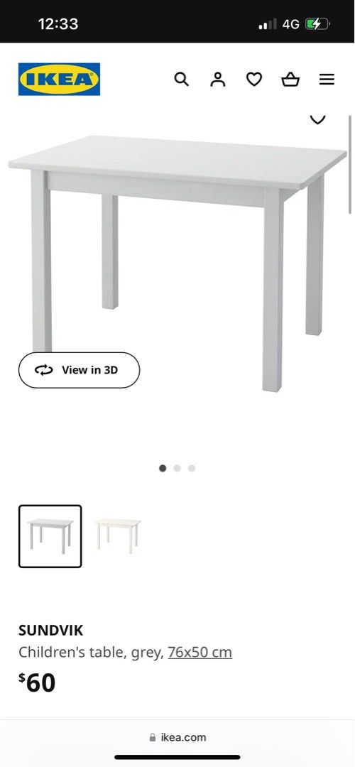 Sundvik ikea hot sale table
