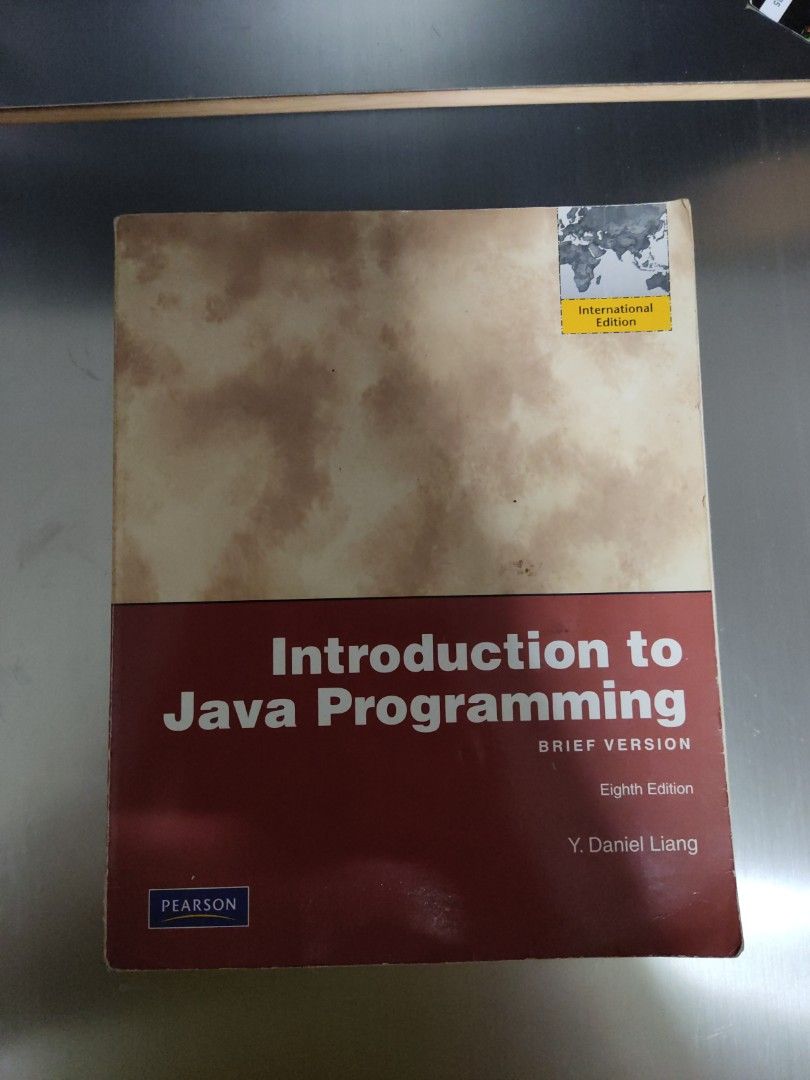 Introduction to Java Programming 8th Edition by Daniel Y. Liang ...
