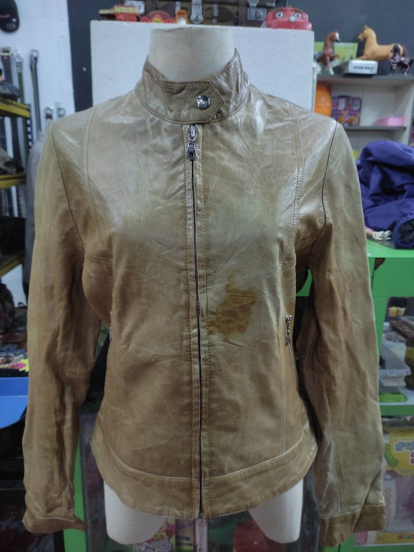 Jacket leather Kenna T Size M Women s Fashion Coats Jackets
