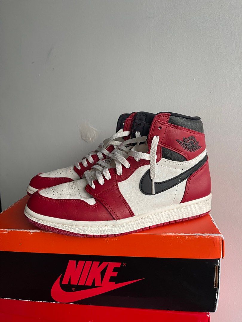 Jordan 1 og retro Chicago lost and found us9.5, 男裝, 鞋, 波鞋