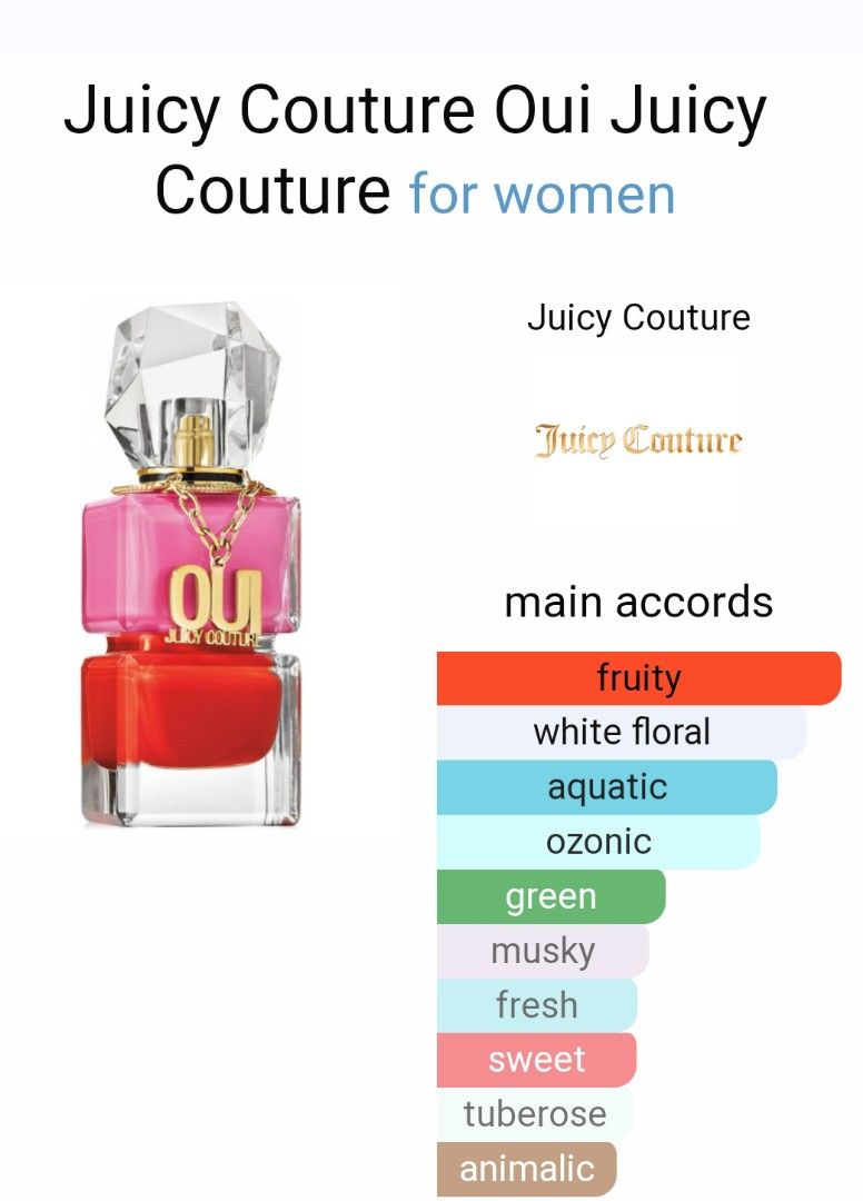 Juicy couture shop oui sample