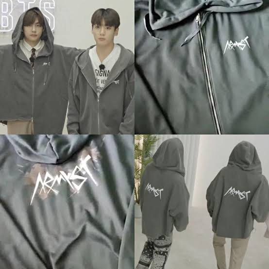 JUNGKOOK ARMYST ZIP-UP HOODIE