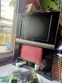 JVC MUSEE  32inch flat screen with JVC tv rack