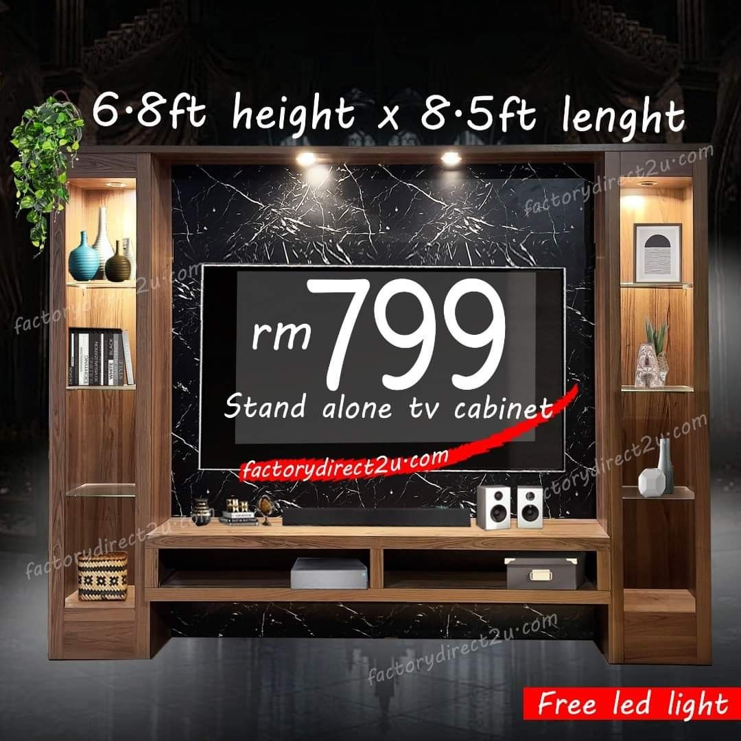 Stand alone shop tv stand