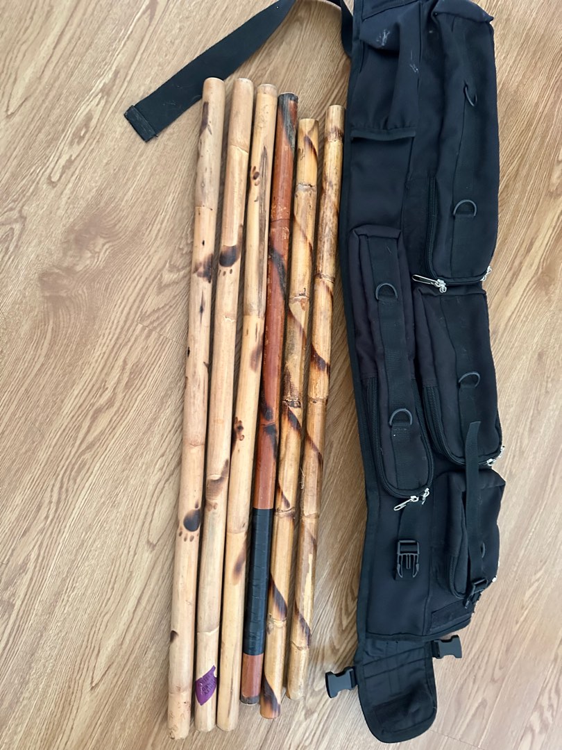 Kali sticks and bag, Sports Equipment, Other Sports Equipment and