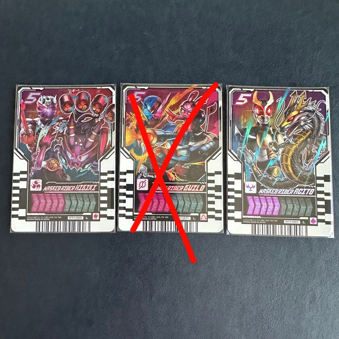 Kamen Rider Gotchard Ride Chemy Trading Card PHASE:01 Legend Complete Set Of 10