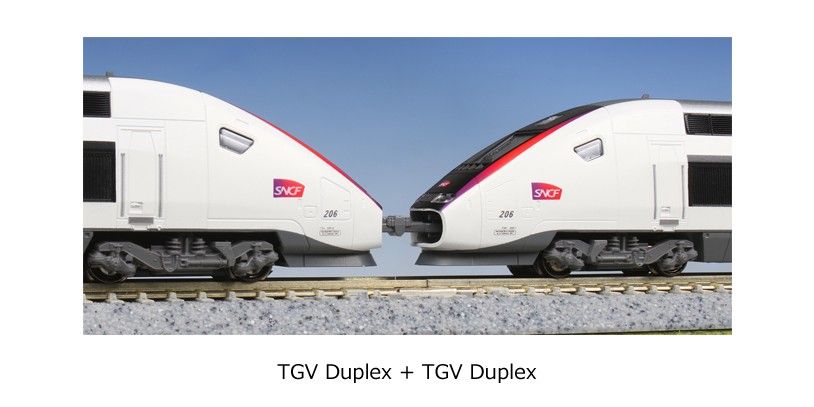 Kato 10-1324 TGV Duplex 新塗装10両, 興趣及遊戲, 玩具& 遊戲類 