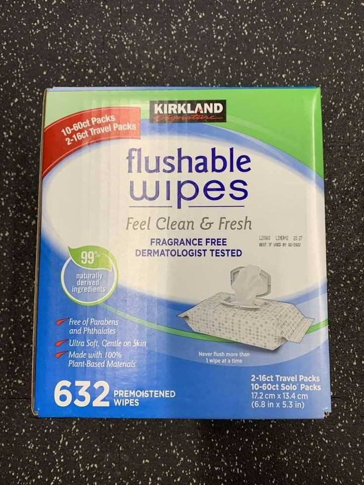 Kirkland signature flushable hotsell wipes