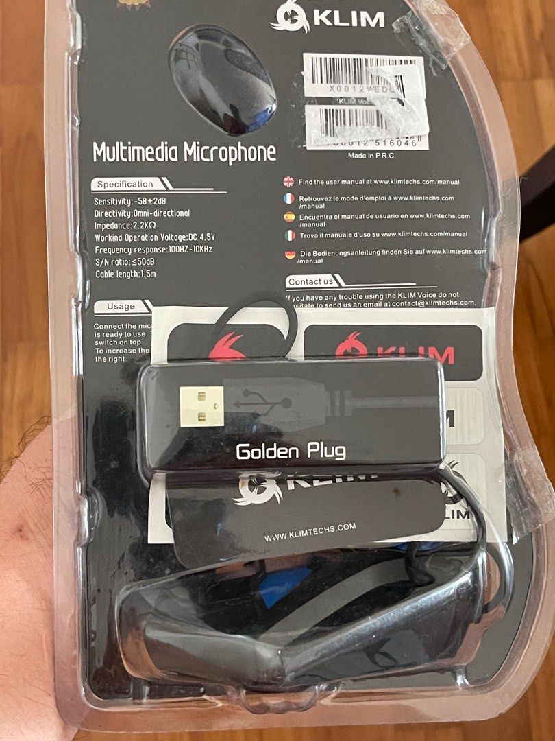 Microfono USB KLIM Voice V2 Rosso - Per Streaming, Podcast, PC, PS4, Con Filtro Anti-Pop - Foto 4