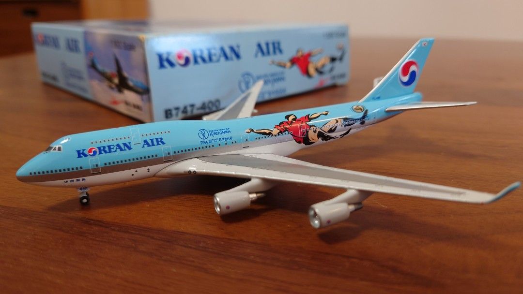 Korean Air 2002 World Cup 飛機模型, 興趣及遊戲, 玩具& 遊戲類