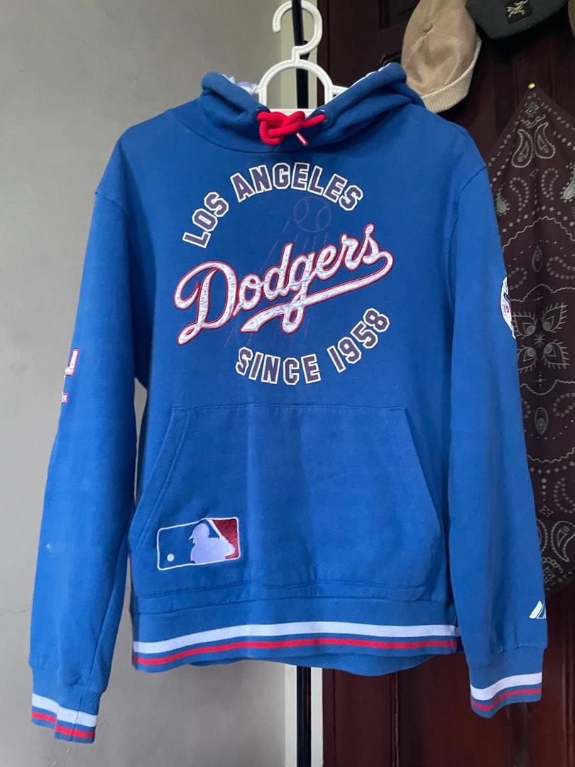 vintage Los Angeles Dodgers Stitches Brand Hooded Sweatshirt T-shirt size M