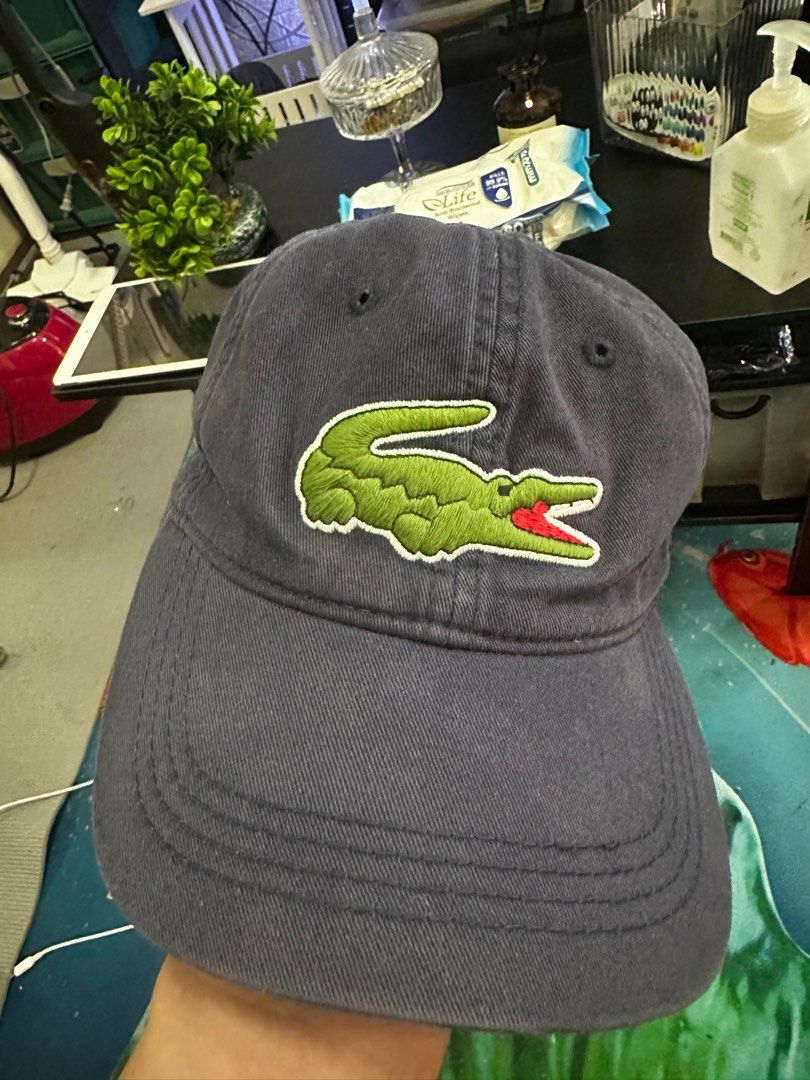Lacoste cap big logo best sale