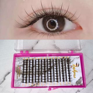 LASHPIRE® ECO COLLECTION 0.07mm MIX LENGTH Pro-made Ready made Katun Wispy 5D Premade Spikes Volume Fans Lash Tray Premade Lashes Promade Fans Wispy KimK Spiky Lash Extensions