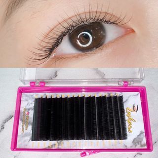 LASHPIRE® ECO COLLECTION 0.10mm MIX LENGTH Classic Eyelash Extensions Lash Tray Individual Lash Extensions Classic Lashes