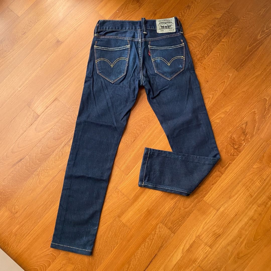 Levis 519 indigo hot sale