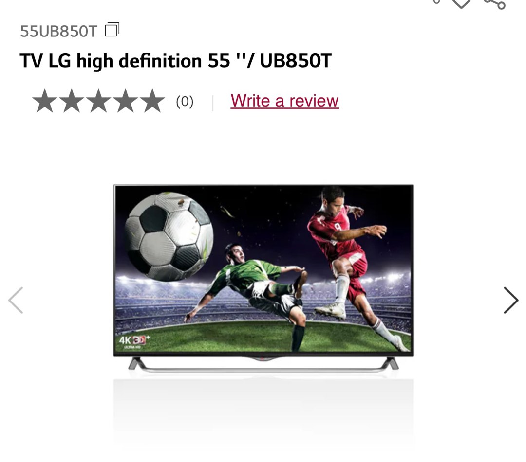 LG 55 inch LED TV, TV & Home Appliances, TV & Entertainment, TV on ...
