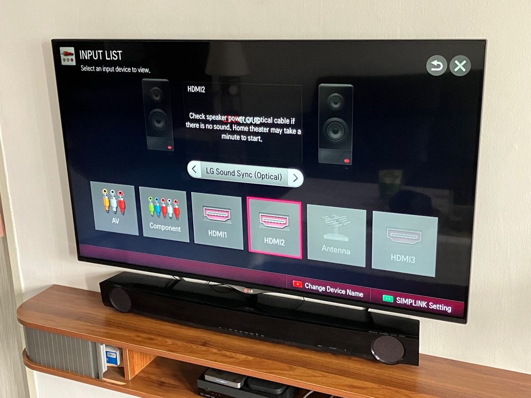 Connecting yamaha soundbar to lg sales tv