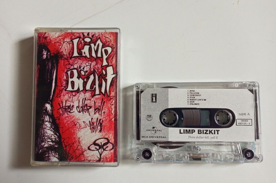 LIMP BIZKIT CASSETTE TAPE SET (Category: CDs & DVDs) located in Makati City. Submitted by KAMUSIKATAYO (Listing ID 1255056097, Image 2). Description: PRE OWNED P3,000 SET PLS SEE PIC FOR DETAILS VERY GOOD CONDITION.