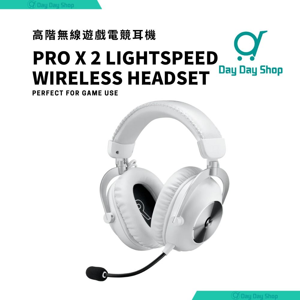 Logitech G PRO X 2 Wireless Gaming Headset with 50mm Graphene Drivers,  DTS:X 2.0, Bluetooth/USB/3.5mm - For PC, PS5, PS4, Nintendo Switch