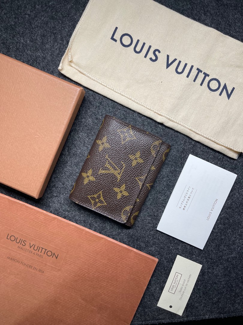 Authentic Louis Vuitton Monogram Slim Card/ I.D holder Wallet, Luxury, Bags  & Wallets on Carousell