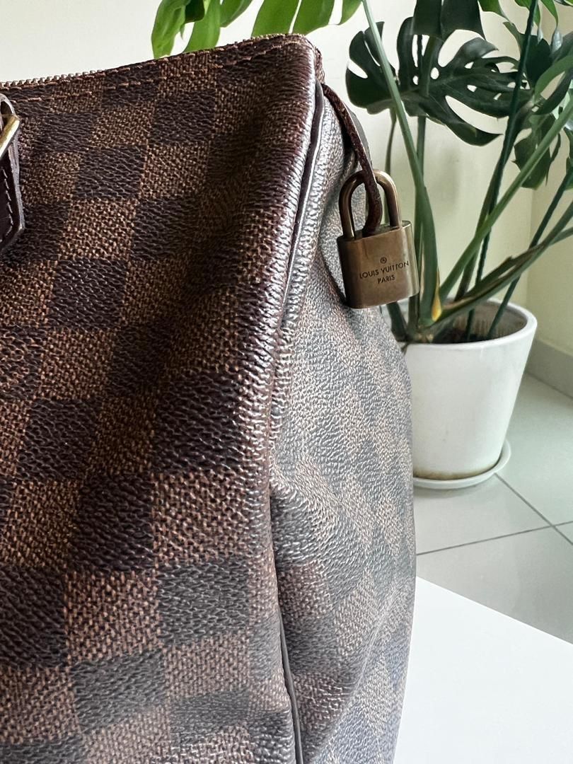 Damier Ebene Speedy 30 Bag GHW