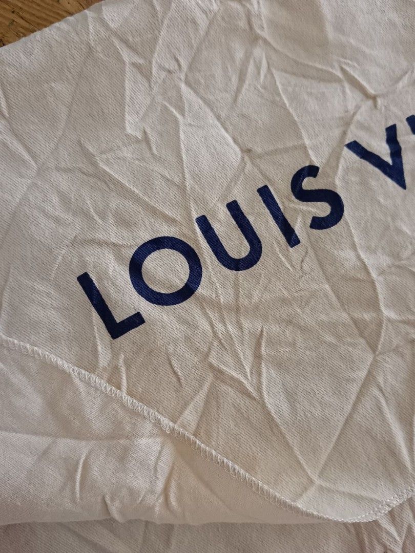 Louis vuitton dust bag blue letters cheap