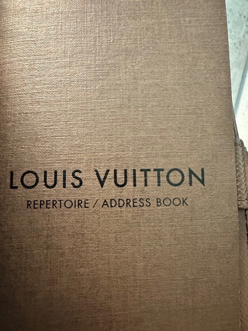 Louis Vuitton Damier Ebene Small Ring Agenda Cover
