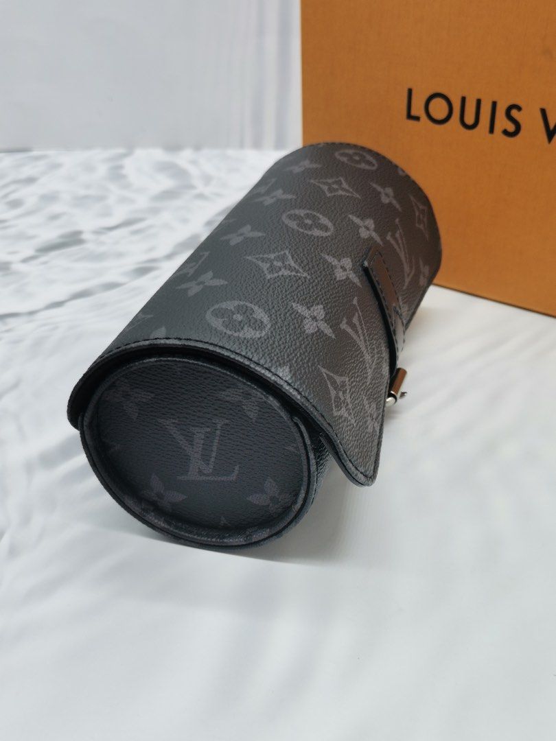 Louis Vuitton Monogram Eclipse 3 Watch Roll
