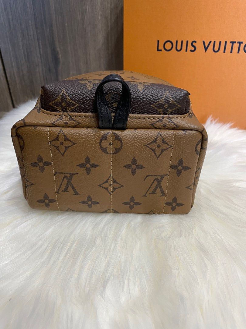 Authentic Louis Vuitton Monogram Palm Springs MINI Back Pack M41562 Used F/S