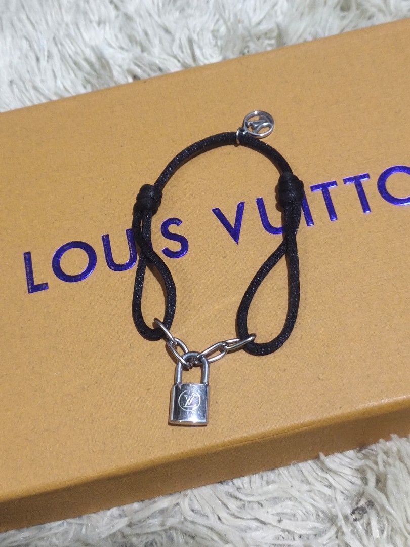 LV Silver Lockit Bracelet, Luxury, Accessories on Carousell