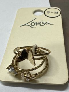 Lovisa Red Stone Ring Size 6 & 7