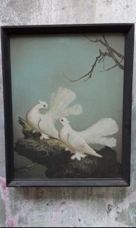 Lukisan burung merpati