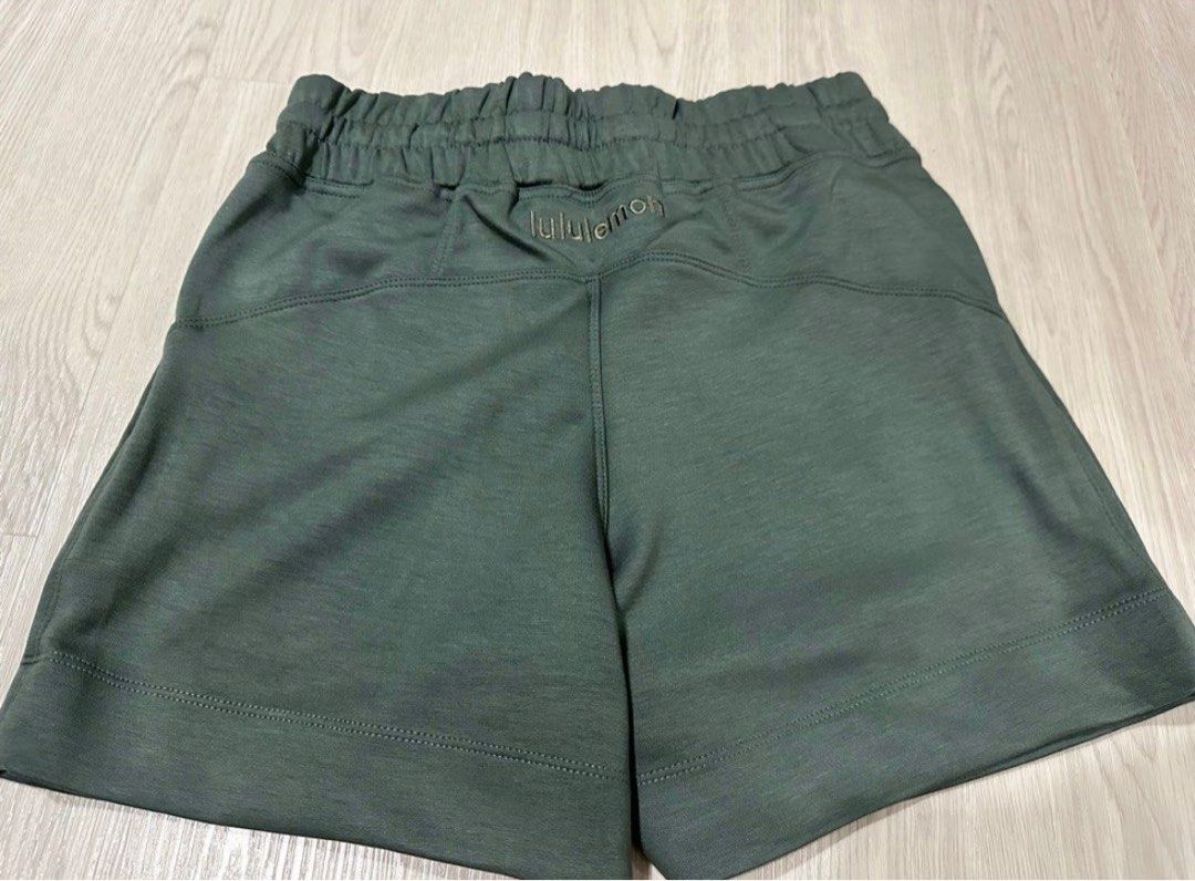Army green hot sale lululemon shorts