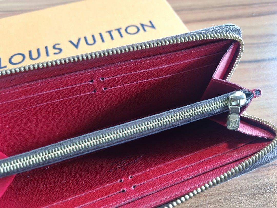 Louis Vuitton Clemence Wallet Monogram Rose Ballerine Pre Owned Great Shape
