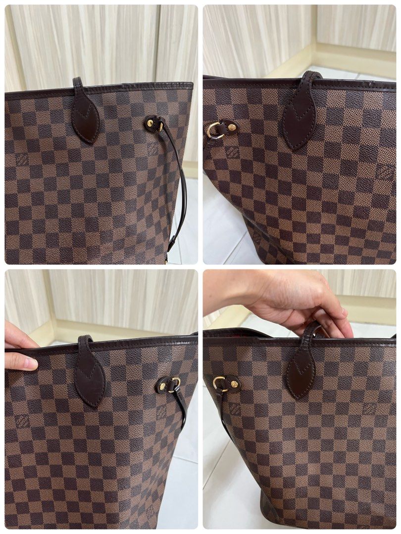 LV Neverfull MM Damier Ebene Women s Fashion Bags Wallets
