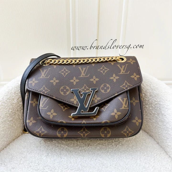 LV Monogram Chain Pochette, Luxury, Bags & Wallets on Carousell