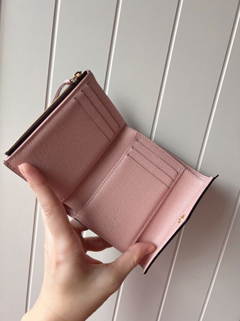 Victorine Wallet Monogram in Rose - Small Leather Goods M62360
