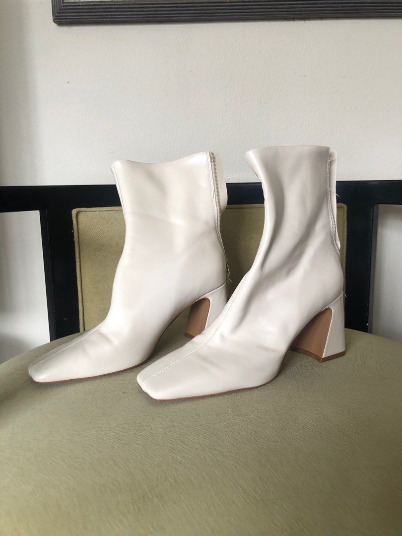 MANGO White Boots