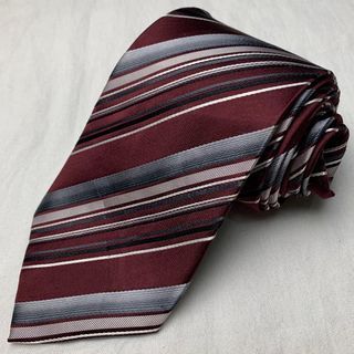Maroon Stripes Necktie