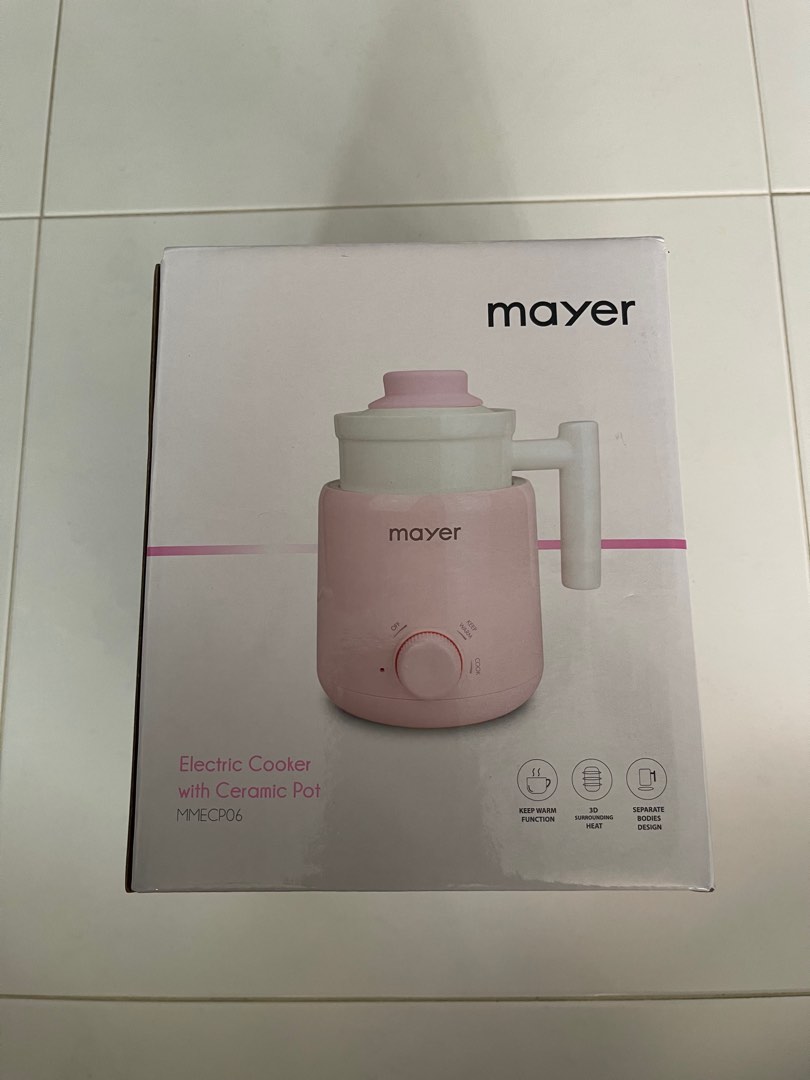 Mayer electric cooker with ceramic pot sales