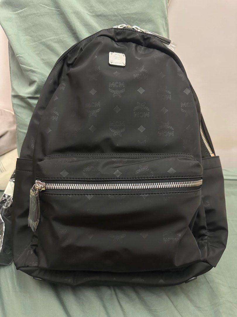 Mcm dieter monogrammed nylon backpack on sale