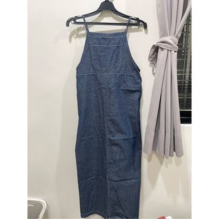 MEIER.Q 牛仔吊帶裙