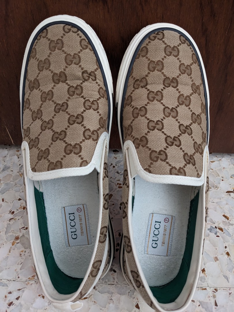 Gucci Tennis 1977 Slip-on Sneakers in Blue for Men