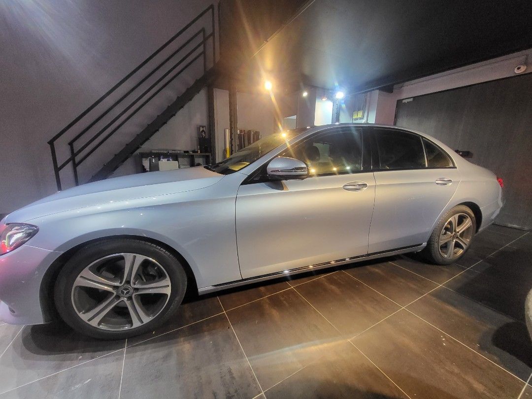 Mercedes Satin Black Vinyl Wrap | LADZ Wrap N Tint