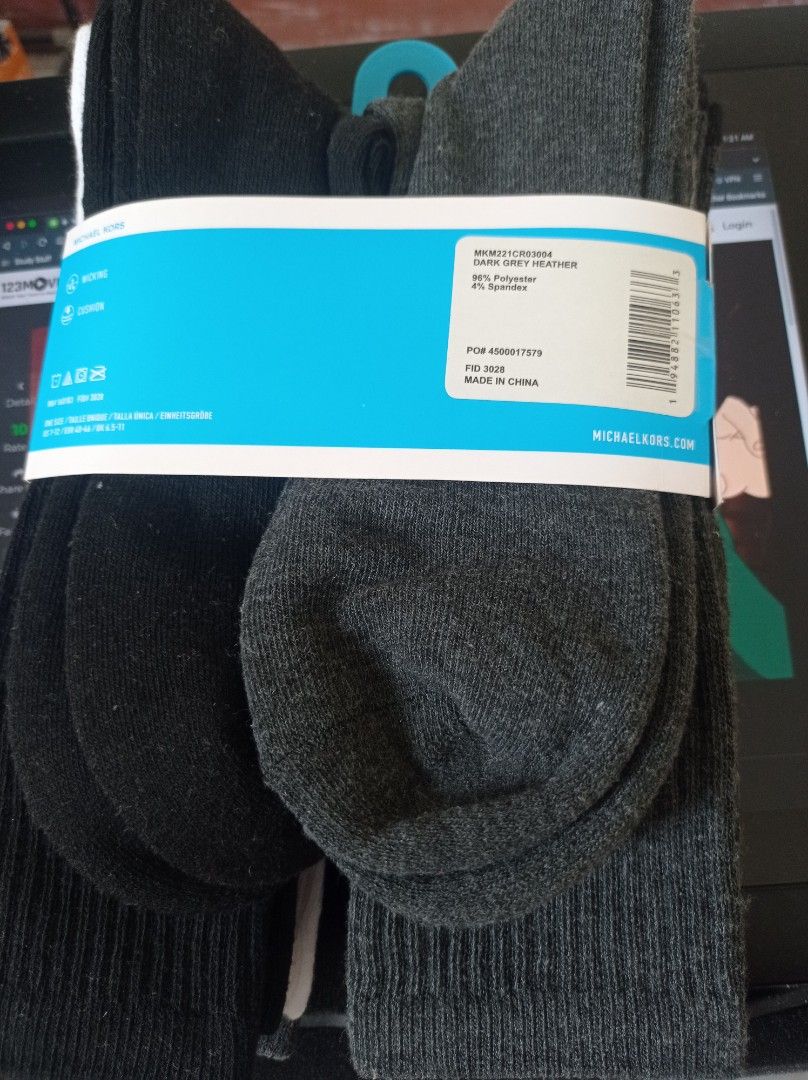Michael kors discount trainer socks