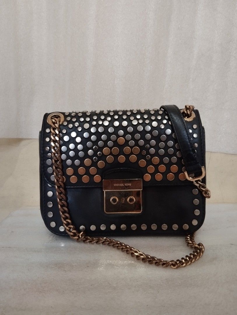 Michael kors discount sloan editor studded