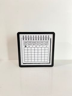 Midori Paintable Calendar Stamp (Pre-Inked)